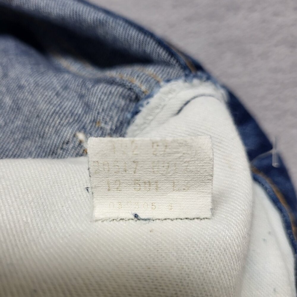 Vintage Levi's 517 Orange Tab Bootcut Jeans Mens 35x30 (38x36) 20517 0217 USA - Picture 10 of 11